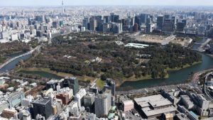 皇居,地価
