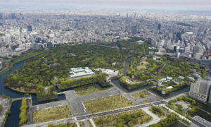 皇居,地価